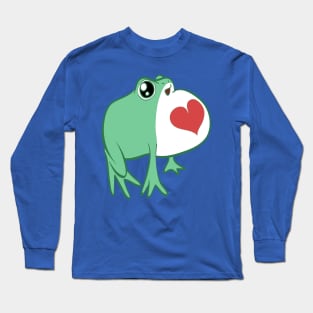 Green Love Frog Long Sleeve T-Shirt